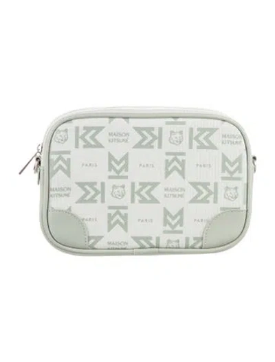 Pre-owned Maison Kitsuné Cosmetic Bag In Green