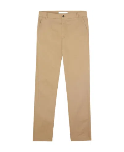 Maison Kitsuné Cotton Chino Pants In Nude