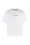Maison Kitsuné Maison Kitsune Line Handwriting Oversized T-shirt In White