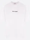 Maison Kitsuné Maison Kitsune Line Handwriting Oversized T-shirt In White