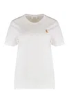 Maison Kitsuné Cotton Crew-neck T-shirt In White