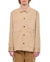 Maison Kitsuné Beige Comfort Fit Overshirt In Brown