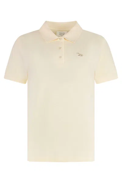 MAISON KITSUNÉ MAISON KITSUNÉ COTTON-PIQUÉ POLO SHIRT