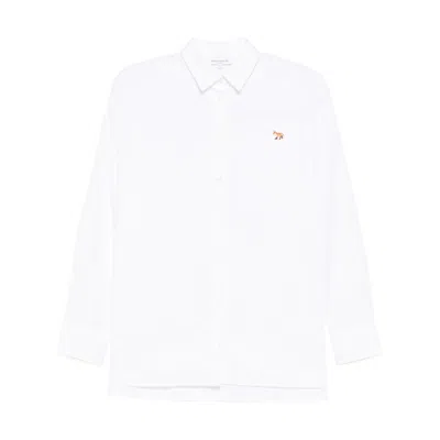 Maison Kitsuné Cotton Shirts In White