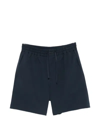 Maison Kitsuné Maison Kitsune' Cotton Shorts In Blu