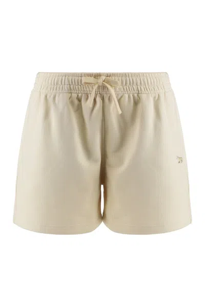 Maison Kitsuné Cotton Shorts In Blue