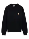 Maison Kitsuné Cotton Sweatshirt In Black