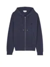 Maison Kitsuné Cotton Sweatshirt With Embroidered Foxy Logo Patch On The Front In Black