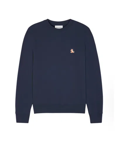 Maison Kitsuné Sweatshirt In Blue