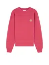 Maison Kitsuné Fox Patch Sweatshirt In Red