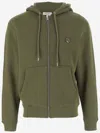 Maison Kitsuné Maison Kitsune' Cotton Sweatshirt With Logo In Green