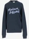 MAISON KITSUNÉ COTTON SWEATSHIRT WITH LOGO