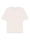 Maison Kitsuné Cotton T-shirt In Pink