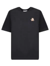 Maison Kitsuné Cotton T-shirt In Black