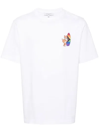Maison Kitsuné Cotton T-shirt In White