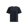 Maison Kitsuné Cotton T-shirt With Logo Patch In Black