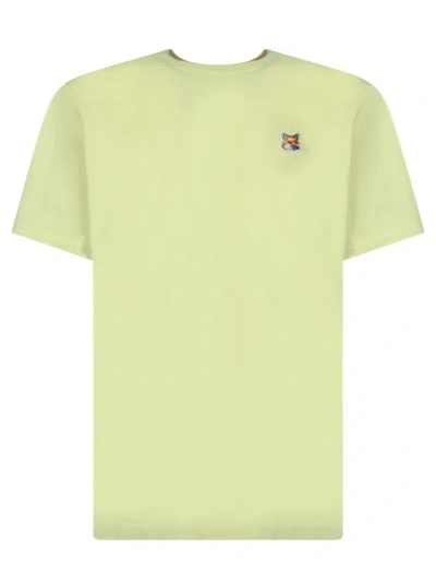 Maison Kitsuné Cotton T-shirt In Yellow