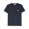 Maison Kitsuné T-shirt With Logo In Blue