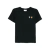 Maison Kitsuné Cotton T Shirts In Black