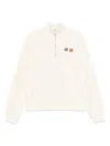 Maison Kitsuné Double Bold Fox Head Half Zip Comfort Sweatshirt