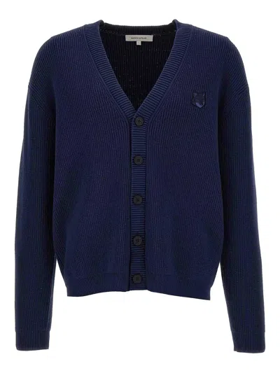 MAISON KITSUNÉ BOLD FOX HEAD CARDIGAN