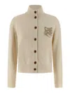 Maison Kitsuné Cardigan In Neutral