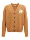Maison Kitsuné Sequoia Wool Clothing Sweaters In Brown