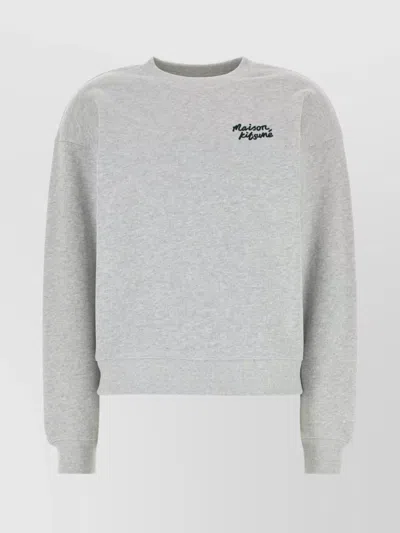 MAISON KITSUNÉ CREW NECK COTTON SWEATSHIRT