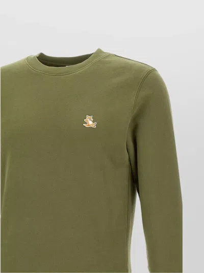 Maison Kitsuné Maison Kitsune Sweatshirts In Militarygreen