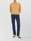 Maison Kitsuné Sweatshirt With Logo Patch In Brown