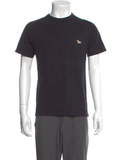 Pre-owned Maison Kitsuné Crew Neck Short Sleeve T-shirt In Gray