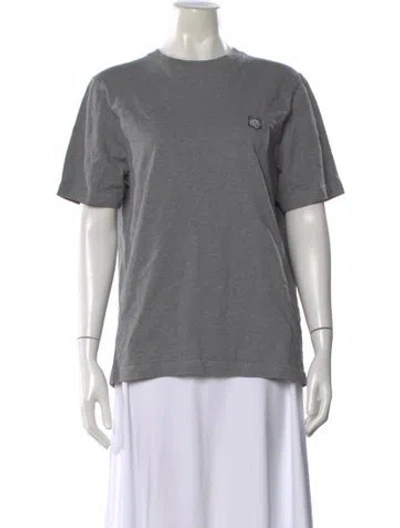 Pre-owned Maison Kitsuné Crew Neck Short Sleeve T-shirt In Gray