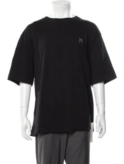 Pre-owned Maison Kitsuné Crew Neck Short Sleeve T-shirt W/ Tags In Black