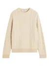 Maison Kitsuné Crew-neck Sweater In Neutral