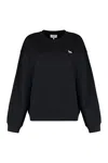 Maison Kitsuné Crew Neck Sweatshirt In Cotton In Multi