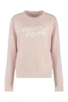 Maison Kitsuné Crew-neck Wool Sweater