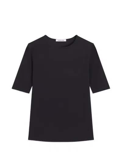 Maison Kitsuné Crew-neck T-shirt In Black