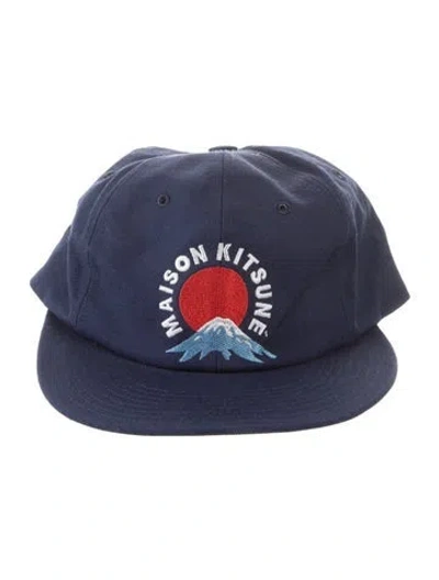 Pre-owned Maison Kitsuné Dad Hat In Blue