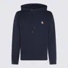 MAISON KITSUNÉ MAISON KITSUNÉ DARK BLUE COTTON SWEATSHIRT