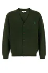 Maison Kitsuné Bold Fox Head Patch Knitted Cardigan