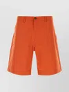 Maison Kitsuné Cotton Bermuda Shorts With Back Logoed Label