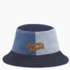 Maison Kitsuné Maison Kitsune Denim Bucket Hat In Blue