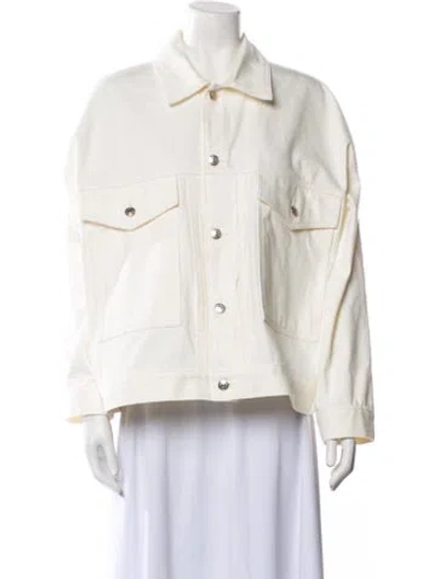 Pre-owned Maison Kitsuné Denim Jacket In Neutral