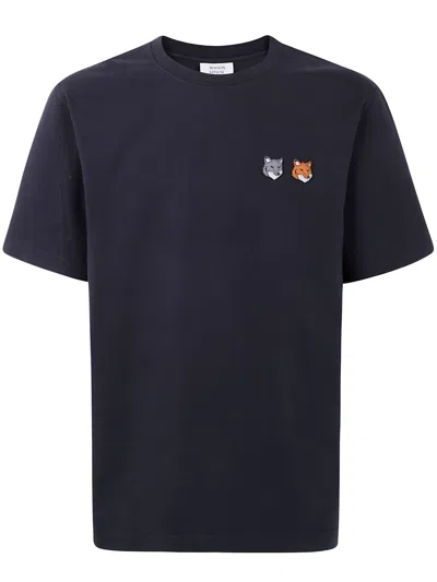 MAISON KITSUNÉ MAISON KITSUNÉ "DOUBLE BOLD FOX" HEAD COMFORT TEE-SHIRT