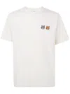 Maison Kitsuné "double Bold Fox" Head Comfort Tee-shirt In White