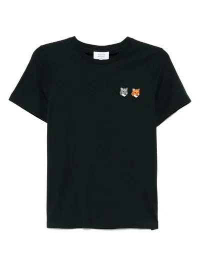 Maison Kitsuné Maison Kitsune' Double Bold Fox Head Cotton T-shirt
