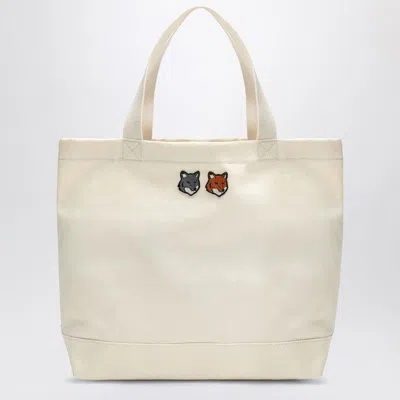 Maison Kitsuné Double Bold Fox Head Medium Tote Bag