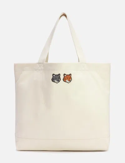 Maison Kitsuné Double Fox Head Tote
