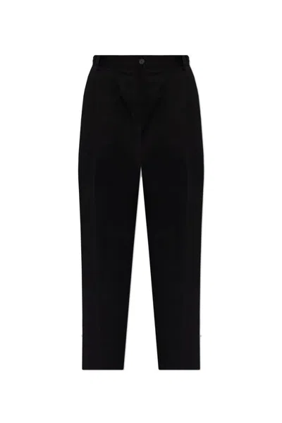Maison Kitsuné Straight-leg Trousers In Black