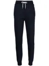 Maison Kitsuné Drawstring-fastening Cotton Track Pants In Blue